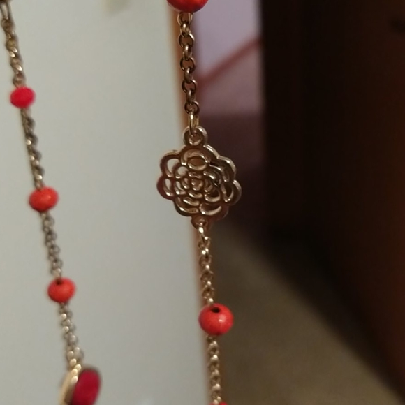 Chaps long gold layered necklace - Picture 7 of 8